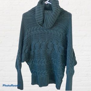 Moda International Chunky Knit Turtleneck Sweater